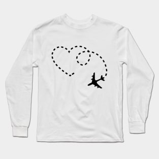 I love planes and flying Long Sleeve T-Shirt